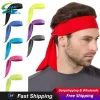Femmes hommes bandeau de cheveux cyclisme Turban Pirate bandeau pour course basket-ball gymnastique formation bandeau Yoga Fitness Ninja cravate Bandanas