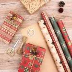 Papier d’emballage Kfrat de noël, décoration verte de mariage, emballage cadeau, Artware, papier d’emballage Kraft, vélin, décorations du réveillon du nouvel an Papier d’emballage Kfrat de noël, décoration verte de mariage, emballage cadeau, Artware, papier d’emballage Kraft, vélin, décorations du réveillon du nouvel an