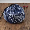 boîte à lunch de style japonais fourre tout en poudres, sac de rangement portable pour enfants, voyage