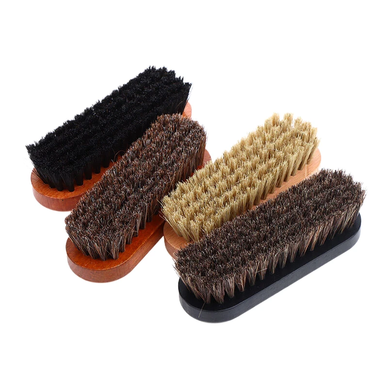 brosse de polissage et d'entretien des chaussures en cuir, manche en poils de cheval brosse de polissage et d'entretien des chaussures en cuir, manche en poils de cheval