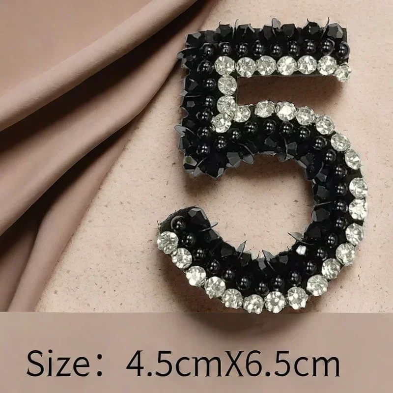 patch de couture en perles de cristal, motif alphabet, à la mode, pour costume, tenue décontracté, tout décoratif, bricolage, bijoux de couture patch de couture en perles de cristal, motif alphabet, à la mode, pour costume, tenue décontracté, tout décoratif, bricolage, bijoux de couture