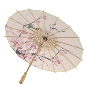 Grand parapluie à fleurs colorées, décor japonais, parapluies en papier pour mariages, Parasol en bois et soie chinoise, Photo Grand parapluie à fleurs colorées, décor japonais, parapluies en papier pour mariages, Parasol en bois et soie chinoise, Photo