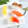 faux sushi japonais, nourriture, saumon, cuisine, riz, boule artificielle, crevettes, modèle de simulation, ornements de décoration pour la maison