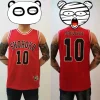 rukawa – uniforme de sport de l'équipe de basket ball de l'école black shohoku, 1 15, sakuragi hanamichi