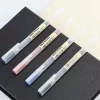 6/8 pièces/ensemble mujis stylo gel noir/rouge/bleu 0.38/0.5mm encre japon couleur stylo bureau école stylo à bille japonais kawaii papeterie