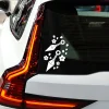 Cherry Blossom Car Sticker Ninja Weapon For Car Window Side Body Decoration Die Cutting Vinyl Decals Auto Styling Accessories Cherry Blossom Car Sticker Ninja Weapon For Car Window Side Body Decoration Die Cutting Vinyl Decals Auto Styling Accessories