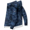 veste d'automne pour hommes, mode coréenne, manteau ample et imperméable à capuche, fonction de loisirs en plein air, veste camouflage de camping, vêtements de travail pour hommes, 2024