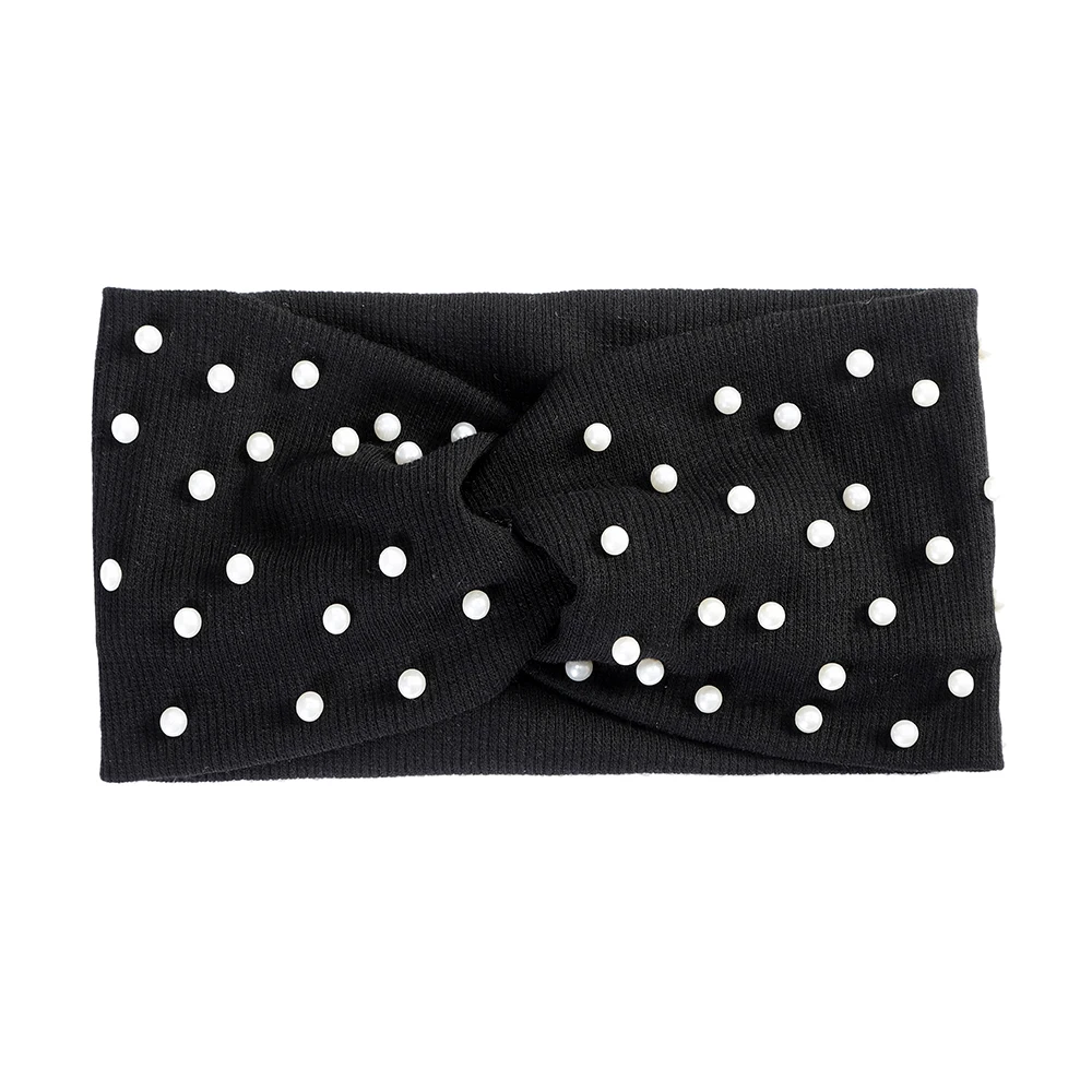 turban large en coton perlé pour femmes, bandeau de sauna, coiffe enveloppante, document solide, accessoires pour cheveux, filles, automne turban large en coton perlé pour femmes, bandeau de sauna, coiffe enveloppante, document solide, accessoires pour cheveux, filles, automne