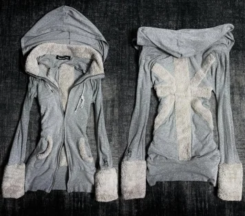 sweat à capuche rétro en peluche pour femmes, design brodé harajuku, gothique street, y2k, hip hop, punk, décontracté, polyvalent, coupe ample, veste courte sweat à capuche rétro en peluche pour femmes, design brodé harajuku, gothique street, y2k, hip hop, punk, décontracté, polyvalent, coupe ample, veste courte