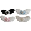 pinces à cheveux gothiques, croix, cœur, aile d'ange, épingles à cheveux esthétiques y2k, barrettes harajuku, accessoires