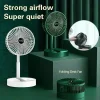 ventilateur portatif pliant en gros d'usine ventilateur de sol rechargeable ventilateurs télescopiques sans fil de bureau usb
