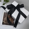 1 pièce de ruban noir 1 5cm de large, ruban de décoration de mariage, ruban d'emballage cadeau, accessoires de fabrication