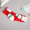 chaussettes mi tube de noël pour femmes, mignon, intéressant, haute qualité, dessin animé, père noël, automne, hiver, cadeaux du nouvel an, harajuku