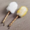 plumeau en laine, détails intérieurs de voiture, dépoussiéreur de fourrure longue et douce, brosse de nettoyage multifonctionnelle