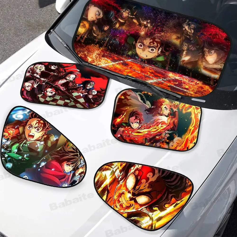 Pare-soleil japonais Demon Slayer, pour fenêtre latérale de voiture, rideaux électrostatiques, Protection solaire pour bébé, bloqueur UV 99.9% Pare-soleil japonais Demon Slayer, pour fenêtre latérale de voiture, rideaux électrostatiques, Protection solaire pour bébé, bloqueur UV 99.9%