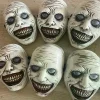 masque facial de démon d'horreur l'exorciste, cosplay, crâne fantôme maléfique et effrayant, masques en plastique, accessoire de costume de fête de carnaval d'halloween