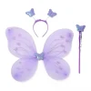 ailes de papillon pour filles, princesse, cadeaux de fête, ailes de fée pour enfants, déguisement de jeu de rôle, costume d'ange, bandeau, ailes, cadeau