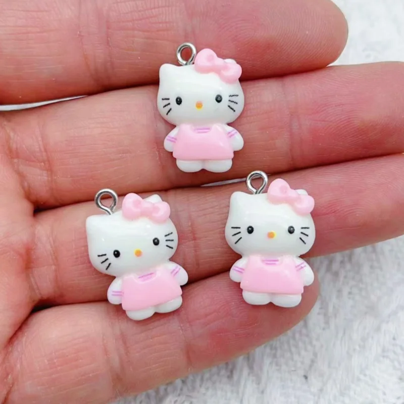 10 pièces de dessin animé chat kawaii résine fabrication de bijoux colliers porte clés boucles d'oreilles pendentifs accessoires de bricolage 10 pièces de dessin animé chat kawaii résine fabrication de bijoux colliers porte clés boucles d'oreilles pendentifs accessoires de bricolage