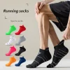 chaussettes de sport coupe basse pour hommes, chaussettes de course, chaussettes de sport de plein air, document lumineux, athlétique, fitness, séchage rapide, marathon, bateau court non ald