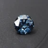 sakura – pierre moissanite coupée, bleu royal, couleur naturelle, pierres précieuses chamrs, matériaux de fabrication de bijoux à faire soi même, avec certificat, vente en gros