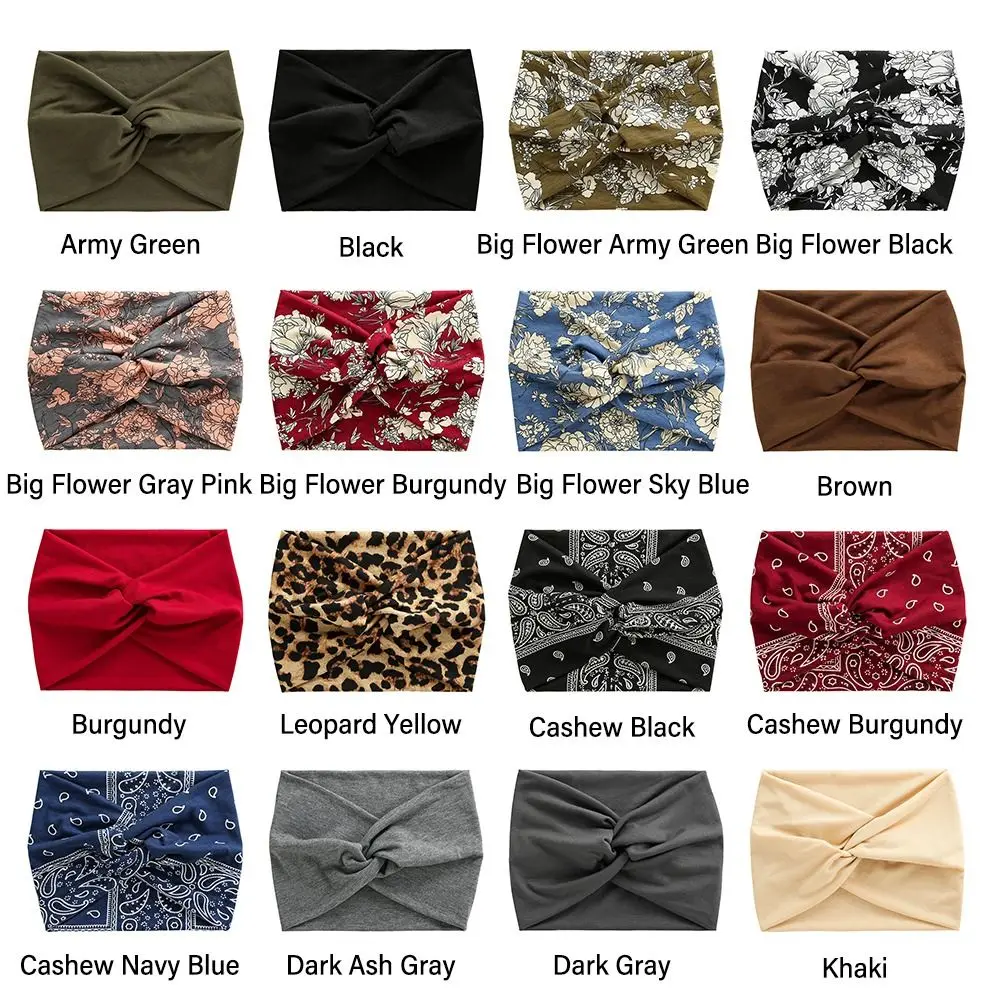 bandeaux de sauna larges torsadés pour femmes, turban d'entraînement, bandeau, accessoires pour cheveux, optique extra large bandeaux de sauna larges torsadés pour femmes, turban d'entraînement, bandeau, accessoires pour cheveux, optique extra large