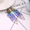 boucles d'oreilles ailes de papillon demon slayer, kimetsu no yaiba kochou shinobu, cosplay, bijoux d'oreille, accessoires, cadeaux pour filles