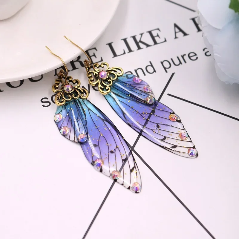 boucles d'oreilles ailes de papillon demon slayer, kimetsu no yaiba kochou shinobu, cosplay, bijoux d'oreille, accessoires, cadeaux pour filles boucles d'oreilles ailes de papillon demon slayer, kimetsu no yaiba kochou shinobu, cosplay, bijoux d'oreille, accessoires, cadeaux pour filles