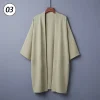 kimono japonais unisexe, style ukiyo e, long hanfu everak, poncho d'été, décontracté, adt entremihaori, cardigan de plage