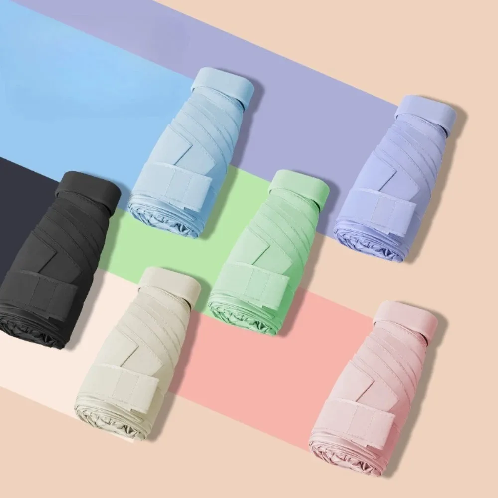 parapluie d'extérieur portable, résistant aux uv, de poche, à double usage, compact, pour femmes, protection solaire parapluie d'extérieur portable, résistant aux uv, de poche, à double usage, compact, pour femmes, protection solaire