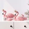 ornement décoratif flamant rose en résine, figurine d'auckland, décor de bureau à domicile, artisanat de mariage, cadeaux d'anniversaire