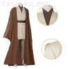 obi kenobi cosplay costume sur mesure étoile de film cosplay robe jedi adulte hommes halloween guerres obi costume ensemble complet tenue