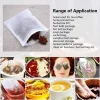 sachets de thé jetables, sachets de thé parfumés vides avec ficelle, papier filtre pour herbes, thé en vrac, accessoires de cuisine, outils