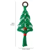 1 pièce, décorations de noël, artisanat décoratif de perles tressées, décoration de fête sur le thème de noël