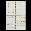 cahier de pratique de calligraphie magique pour enfants, stylo pour enfants d'âge alth, version anglaise, essuyage gratuit, livre d'écriture réutilisable, 4 pièces