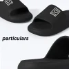 qyckaby pantoufles d'intérieur et d'extérieur pour hommes et femmes, sandales non aldes, chaussures de plage décontractées, semelle souple, tongs de dessin animé, chaussure de couple, nouveau, 2024