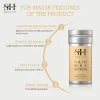 bâton de cire à cheveux artefact de cheveux cassés bâton de cire à cheveux gel tenir infusé avec de cire d'abeille cire à cheveux pommade frisottis outil de coiffure moelleux fixe