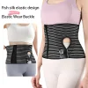 Ceinture de soutien unisexe pour hernie et stomie, 1 pièce, enveloppes de soutien pour stomie noire, attelle abdominale pour hommes et femmes