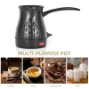 600w 600ml portable en acier inoxydable électrique thé cafetière bouilloire cafetière turque grecque arabe cafetière avec poignée