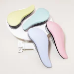Brosse de massage antistatique, douche enroulée, brosse de massage, cheveux mouillés, brosse bouclée, outil de salon de coiffure, spécial pour perruques de vrais cheveux Brosse de massage antistatique, douche enroulée, brosse de massage, cheveux mouillés, brosse bouclée, outil de salon de coiffure, spécial pour perruques de vrais cheveux