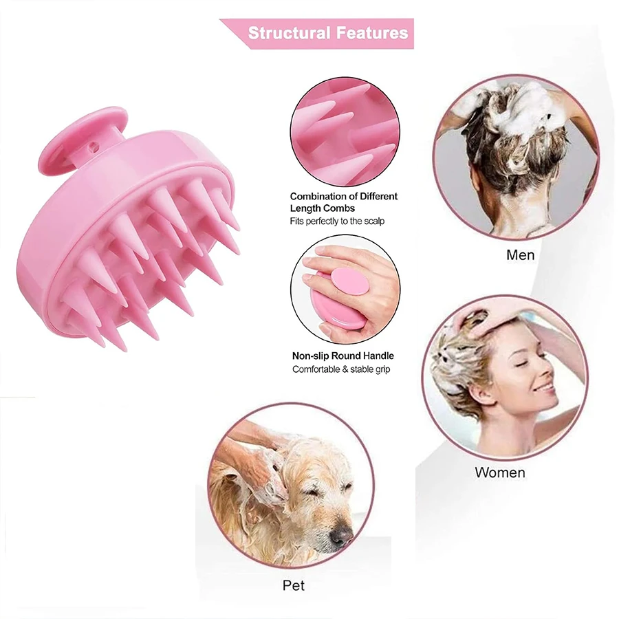 brosse de lavage des cheveux pour massage du cuir chevelu doux, douche, peigne spa, beauté du corps, outil de coiffure pour le nettoyage et la stimulation brosse de lavage des cheveux pour massage du cuir chevelu doux, douche, peigne spa, beauté du corps, outil de coiffure pour le nettoyage et la stimulation