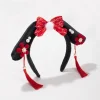 Bandeau Hanfu à fleurs traditionnelles, nœud en perles, couvre-chef de Style chinois, couronne à pampilles, cerceau pour cheveux de Style ancien pour enfants Bandeau Hanfu à fleurs traditionnelles, nœud en perles, couvre-chef de Style chinois, couronne à pampilles, cerceau pour cheveux de Style ancien pour enfants