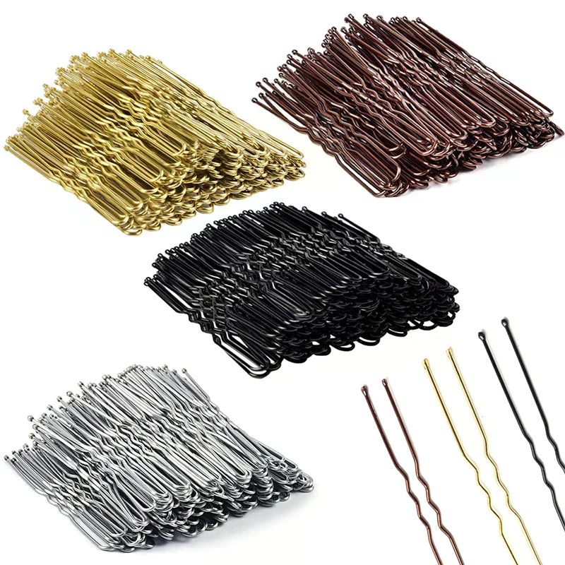 Épingles à cheveux en alliage en forme de u, 50 pièces/sac, 6cm/7cm, pinces à cheveux ondulées, épingles à cheveux simples en métal, barrettes, outils de coiffure de mariée Épingles à cheveux en alliage en forme de u, 50 pièces/sac, 6cm/7cm, pinces à cheveux ondulées, épingles à cheveux simples en métal, barrettes, outils de coiffure de mariée