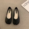 multi couleurs femmes argent tabi ninja chaussures printemps appartements bout fendu trotteur dames pieds nus mocassines mocassins à fond souple