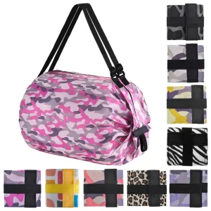 Sac à Provisions Pliable de Grande Capacité pour Femme, Fourre-Tout Simple, Poudres d&rsquo;Épicerie, Sacs de Rangement de Voyage, Japonais, 2023