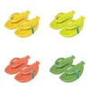 mode eva banane tongs été anti dérapant pantoufles pour femmes hommes vêtements de plage chaussures plates diapositives sandales plage