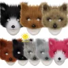 Masque en peluche demi-visage d’halloween, masque de renard artificiel, fournitures d’accessoires de Cosplay d’horreur, masque de carnaval unisexe coloré pour cadeaux Masque en peluche demi-visage d’halloween, masque de renard artificiel, fournitures d’accessoires de Cosplay d’horreur, masque de carnaval unisexe coloré pour cadeaux
