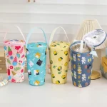 Sac fourre-tout Portable pour thé au lait, sac de conservation de la chaleur, housse de tasse isolée, sac parapluie, sac à main, accessoires pour boissons de Camping