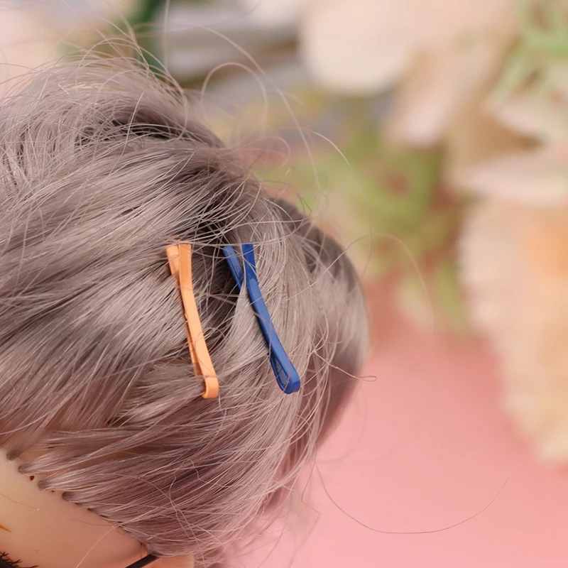 pinces à cheveux miniatures pour poupée, 10 pièces, épingle à cheveux pour jouets, couvre chef, mini épingles à cheveux décoratives pour accessoires de poupée 1/6 1/12 pinces à cheveux miniatures pour poupée, 10 pièces, épingle à cheveux pour jouets, couvre chef, mini épingles à cheveux décoratives pour accessoires de poupée 1/6 1/12