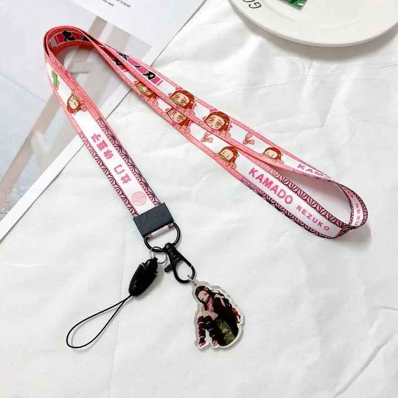 démon slayer nezuko tanjiro kamado agatsuma zen'itsu sabito téléphone portable lanière créative haute valeur mignon couple bracelet cadeau démon slayer nezuko tanjiro kamado agatsuma zen'itsu sabito téléphone portable lanière créative haute valeur mignon couple bracelet cadeau