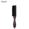 brosse à barbe pour hommes, manche en bois, poils de sanglier, moustache, brosse de nettoyage, coiffure, antistatique, peigne de coiffure, outil de rasage